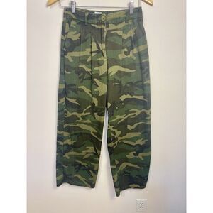 Princess Polly XX‎ Pants Jeans Wide Leg US Size 4 Camo Hi-rise